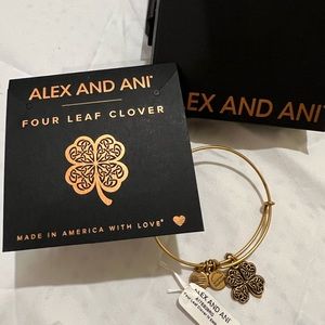 Alex and Ani Four Leaf Clover Bracelet